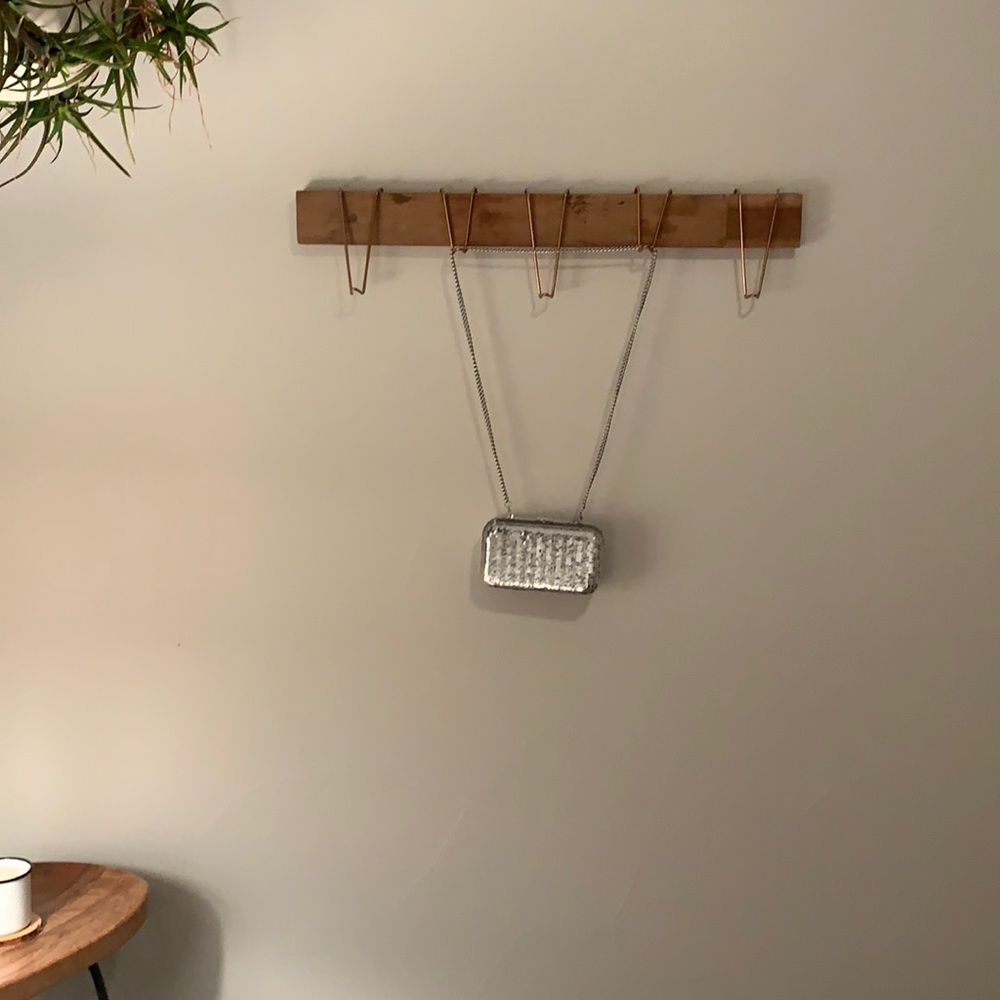 J crew sequin clutch